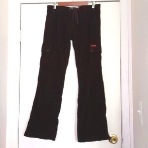 Corduroy Cargo Roxy Pants Y2K Brown Size 7